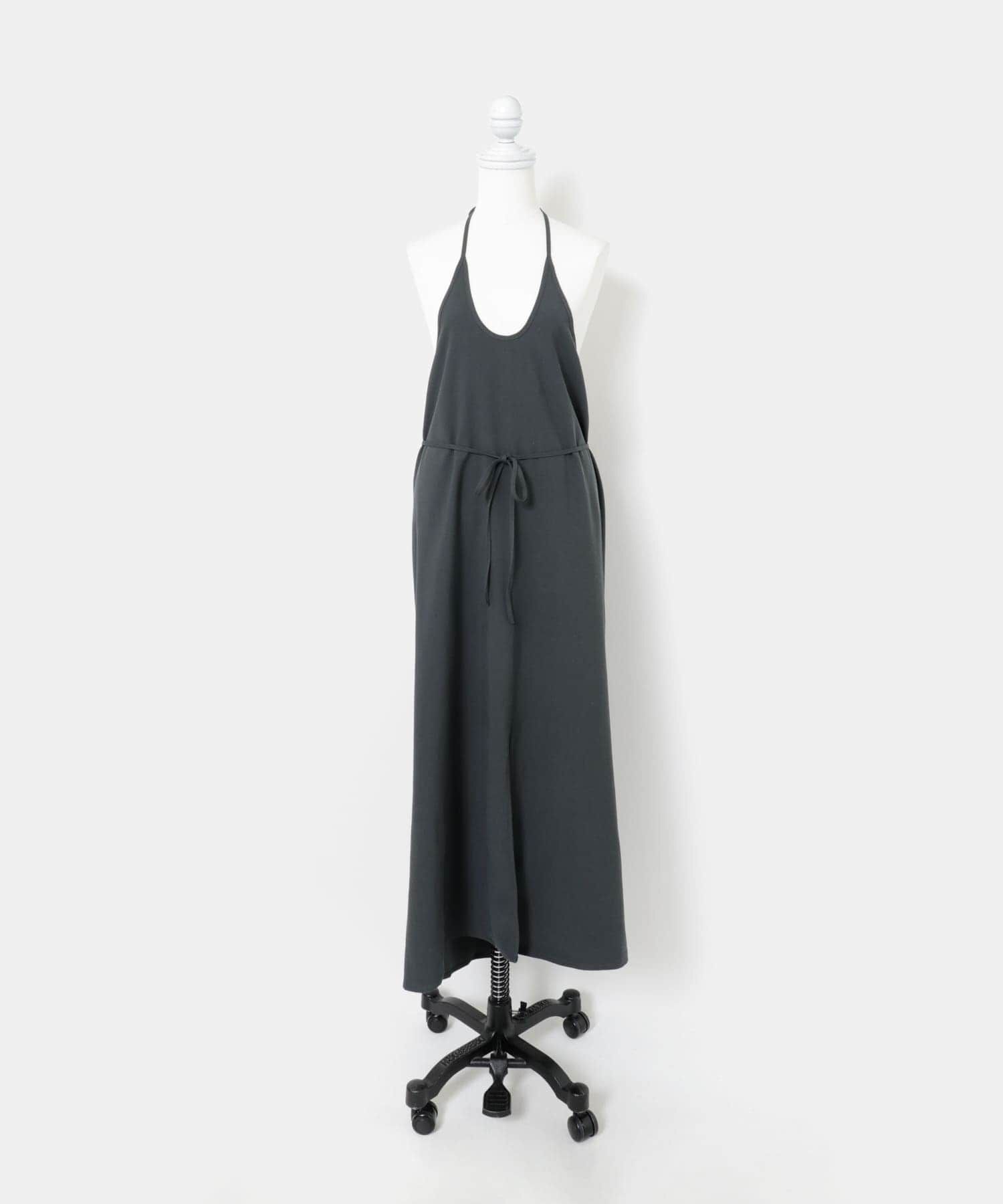 LAATO「layered apron onepiece」|ワンピース|ダークグレー