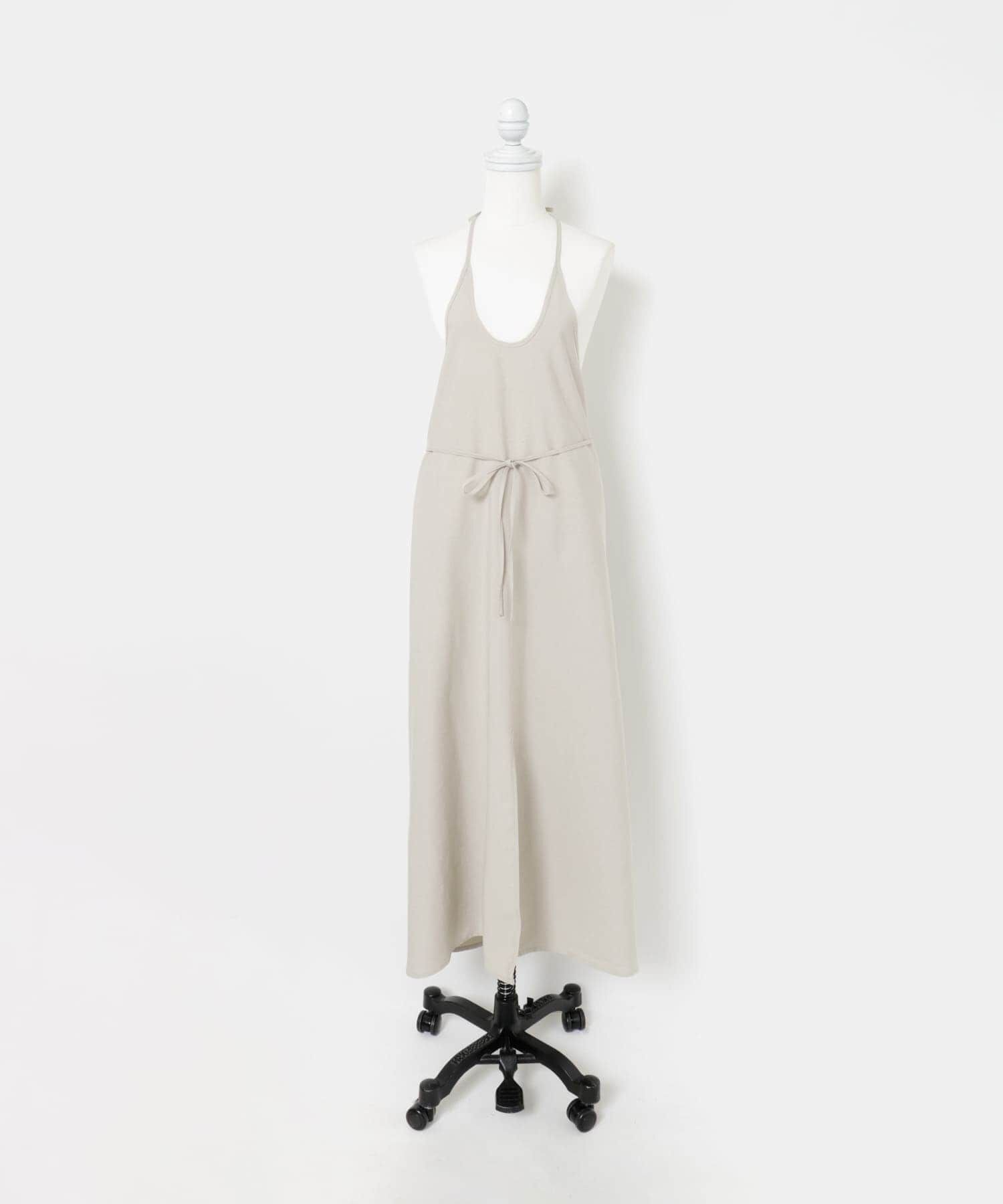 LAATO「layered apron onepiece」|ワンピース|ライトブラウン