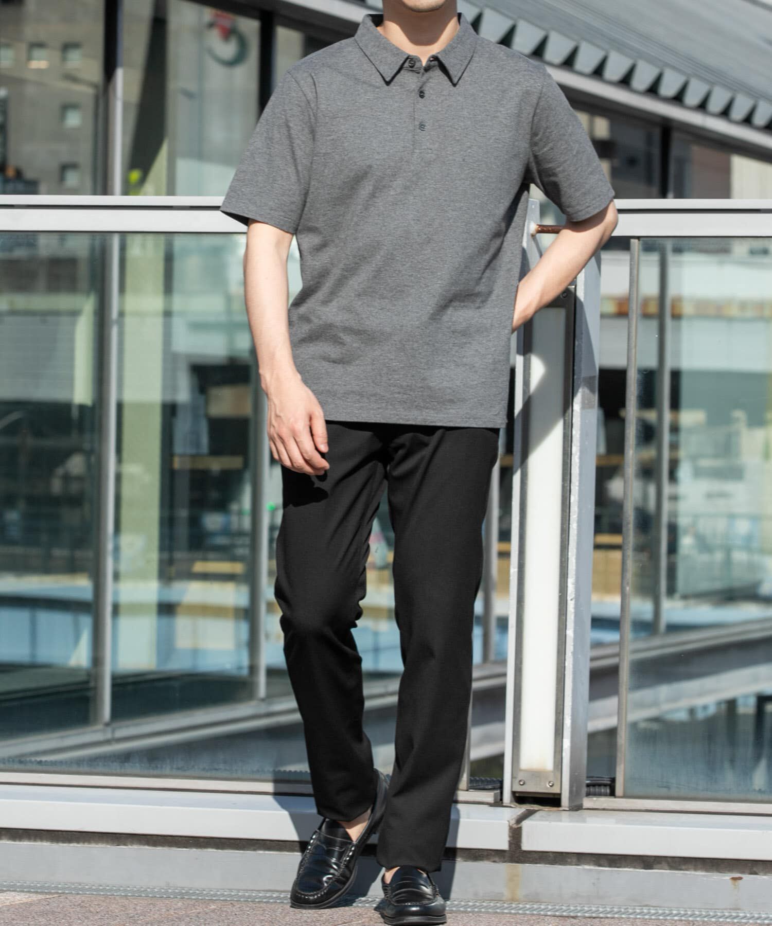 URBAN RESEARCH ROSSO「『XLサイズあり』『UR TECH』汗ジミ防止ポロシャツ」|ポロシャツ|