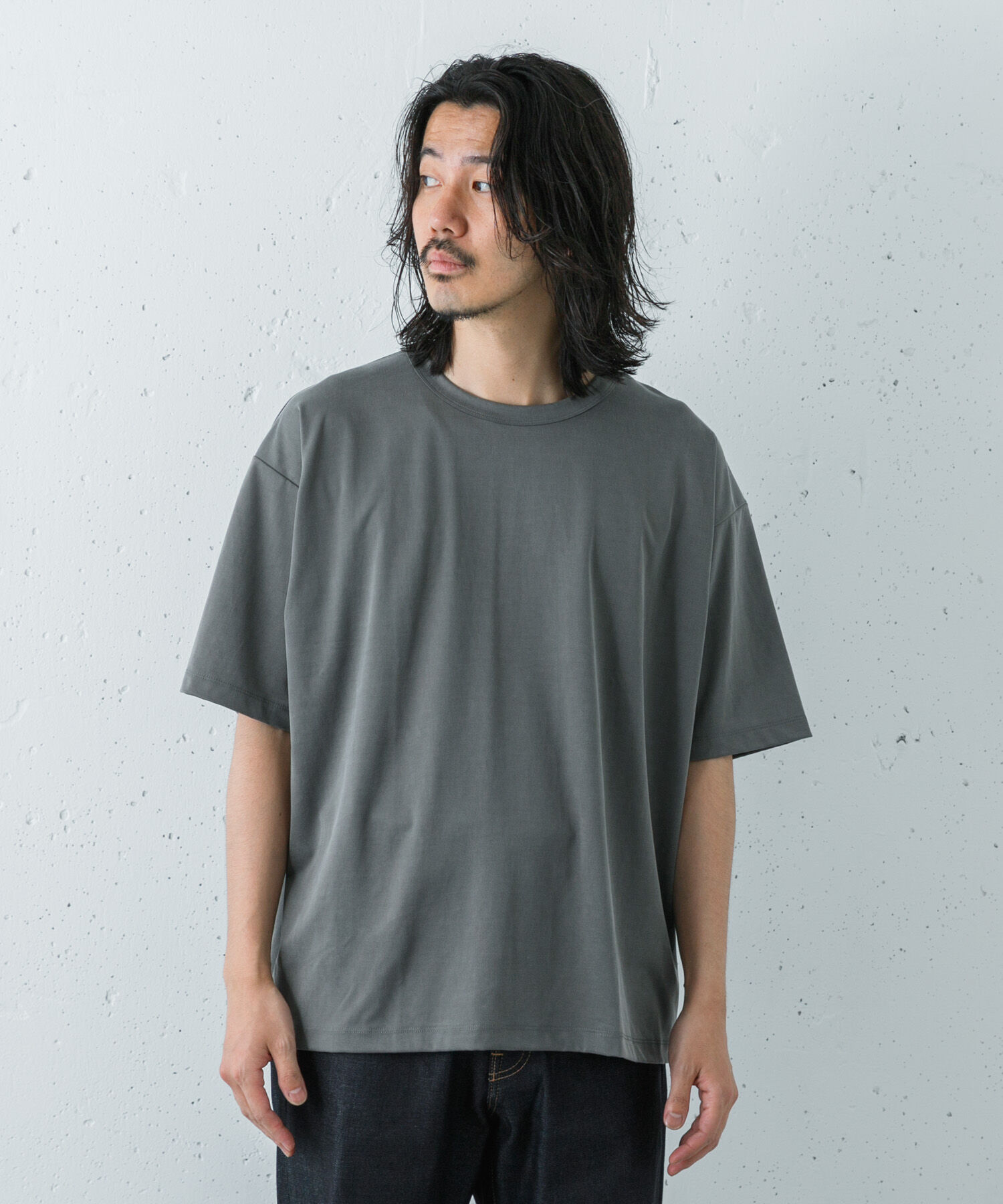 URBAN RESEARCH「『洗濯可』WASHABLE CUPRO T-SHIRTS」|Tシャツ・カットソー|