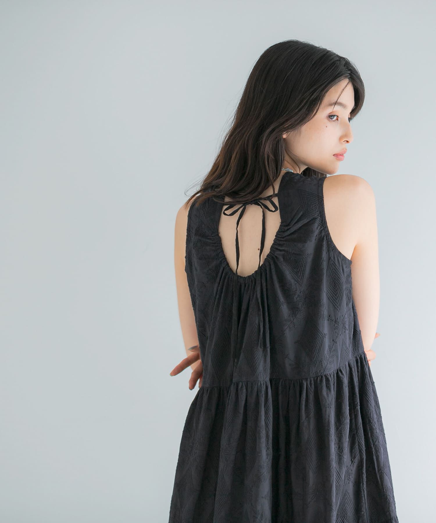 URBAN RESEARCH ROSSO「インドコットン バックシャンワンピース」|ワンピース|