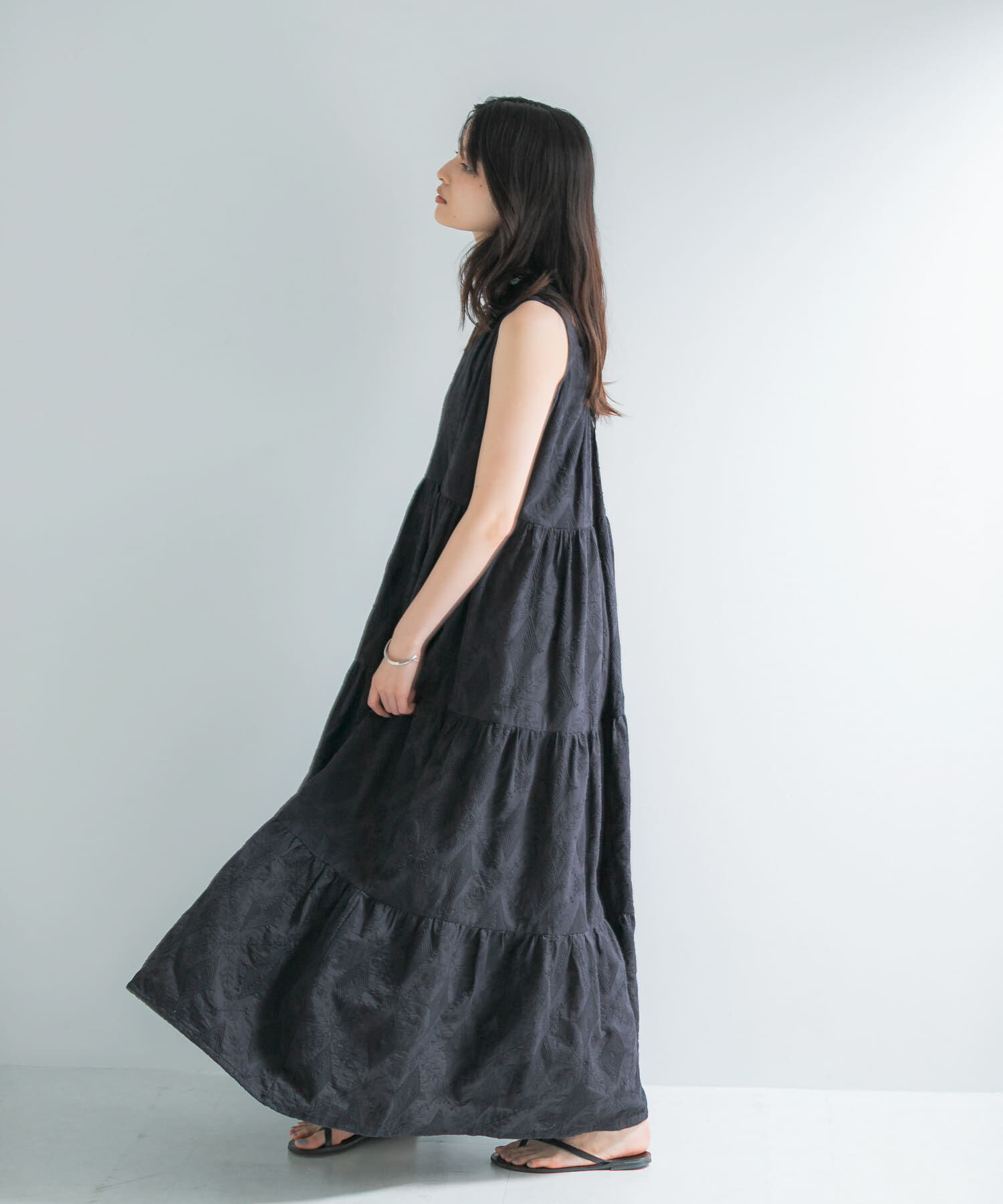 URBAN RESEARCH ROSSO「インドコットン バックシャンワンピース」|ワンピース|