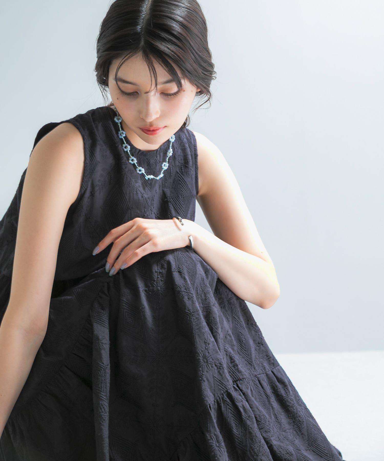 URBAN RESEARCH ROSSO「インドコットン バックシャンワンピース」|ワンピース|