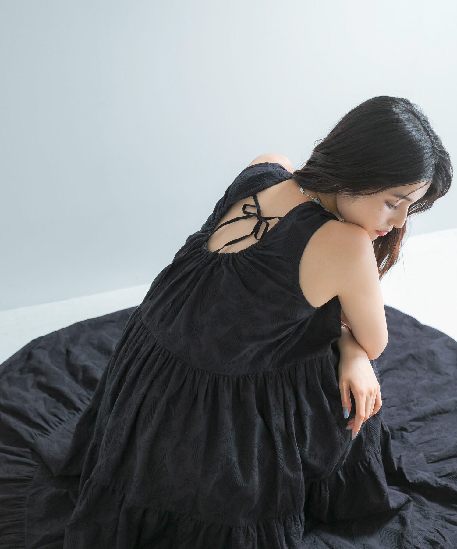 URBAN RESEARCH ROSSO「インドコットン バックシャンワンピース」|ワンピース|