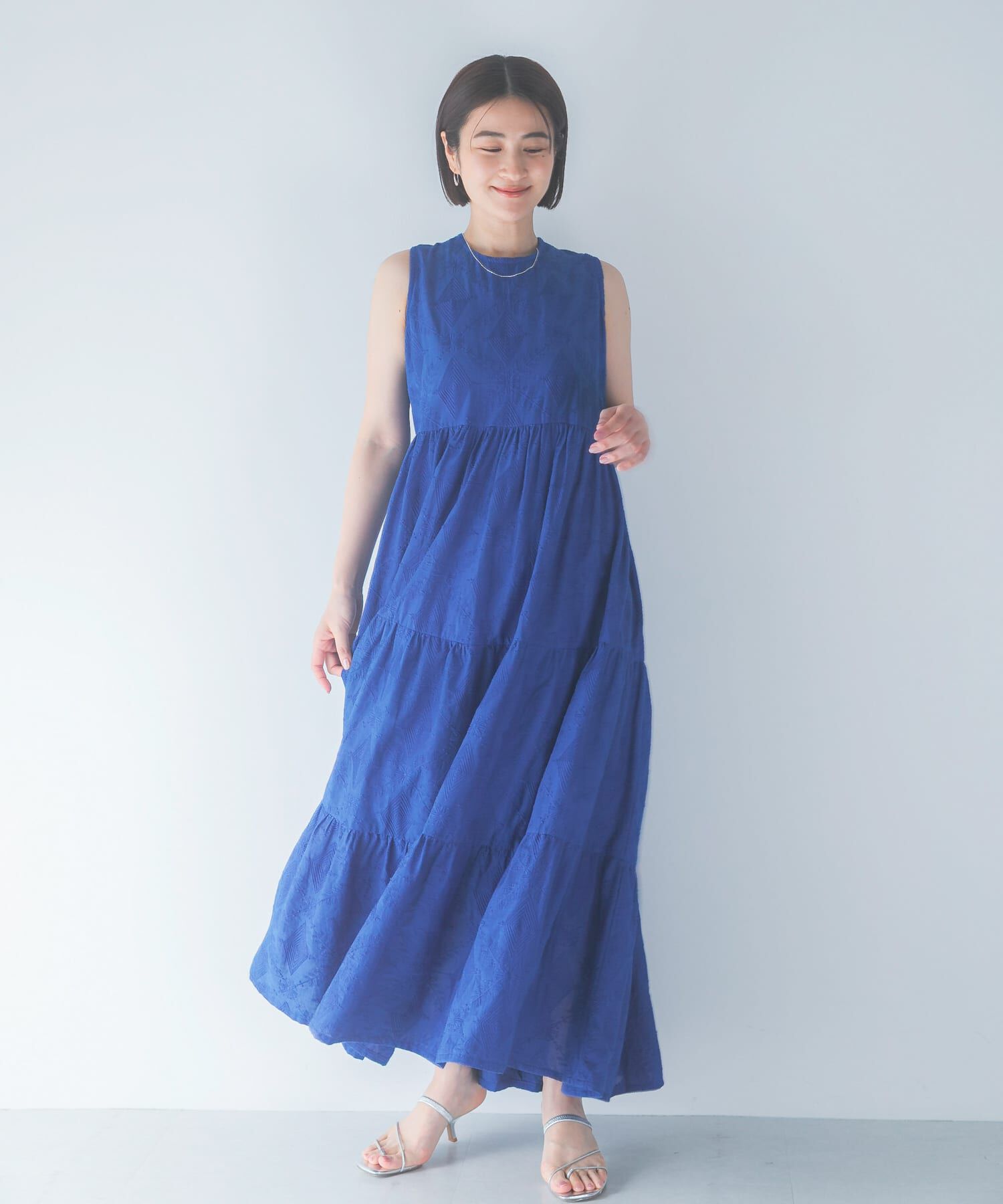 URBAN RESEARCH ROSSO「インドコットン バックシャンワンピース」|ワンピース|