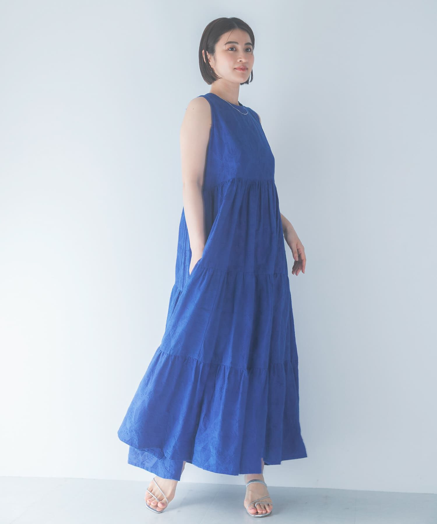 URBAN RESEARCH ROSSO「インドコットン バックシャンワンピース」|ワンピース|