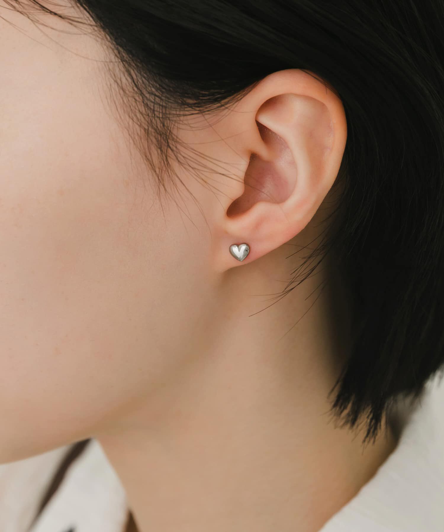SMELLY「ステンレスモチーフプチピアス」|ピアス|