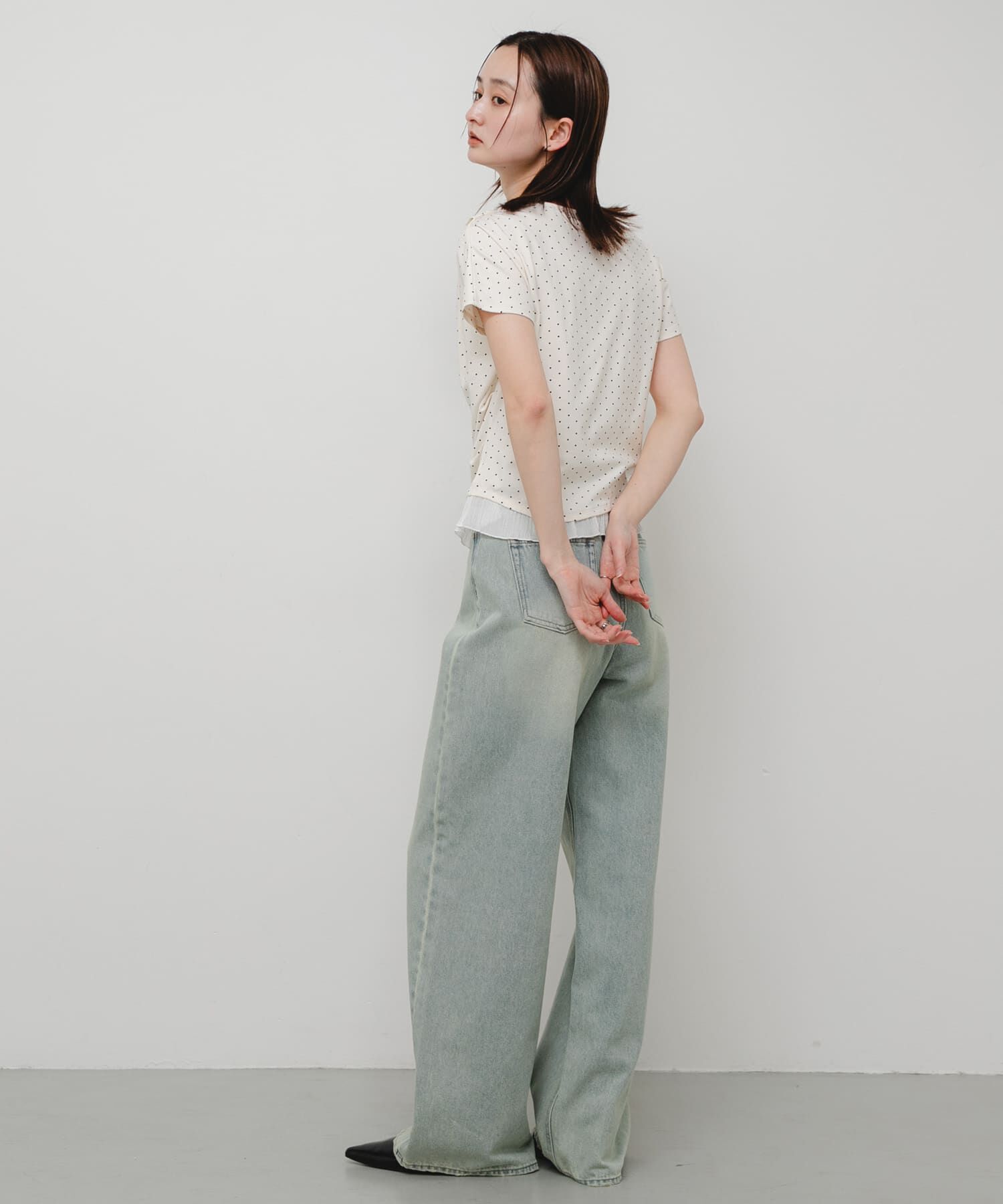 SENSE OF PLACE by URBAN RESEARCH「フリルドレープトップ」|Tシャツ・カットソー|