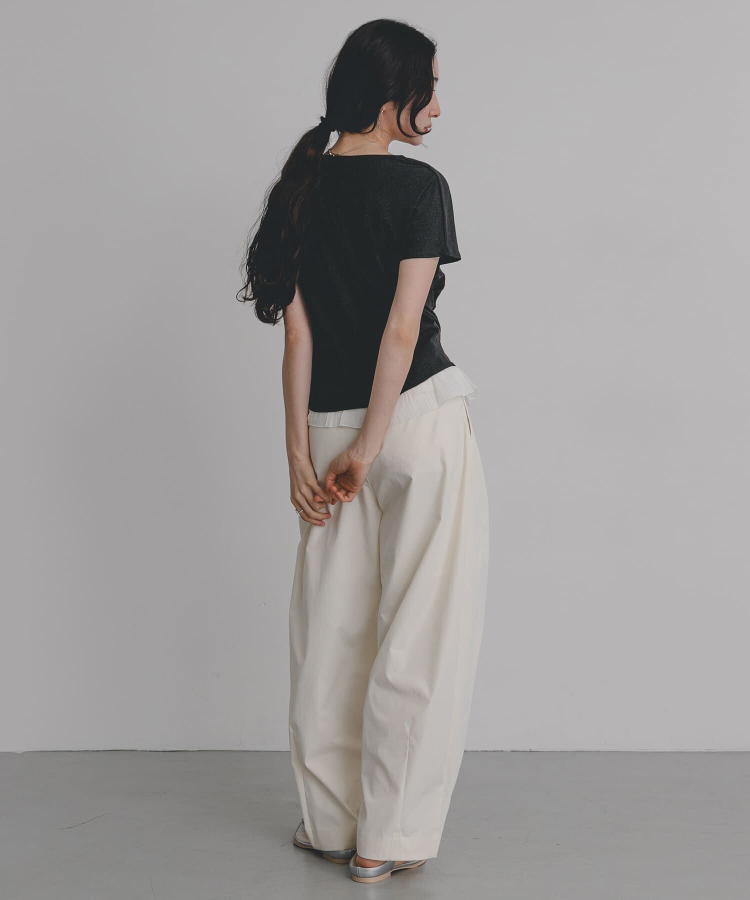 SENSE OF PLACE by URBAN RESEARCH「フリルドレープトップ」|Tシャツ・カットソー|