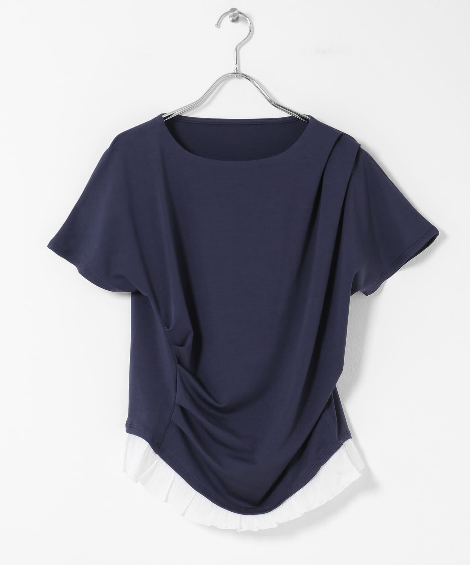 SENSE OF PLACE by URBAN RESEARCH「フリルドレープトップ」|Tシャツ・カットソー|