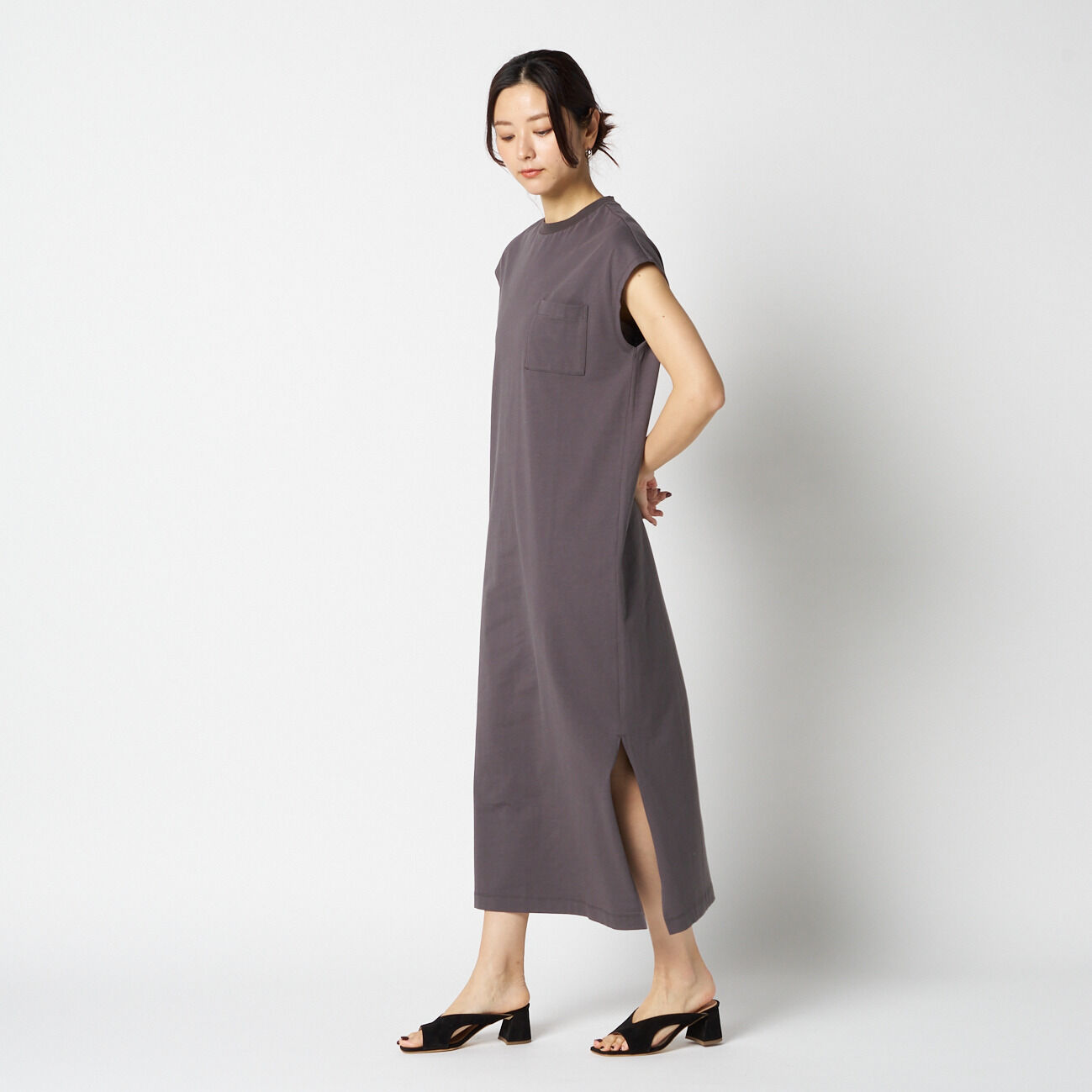 HELIOPOLE「HELIOPOLE RELAXED POCKET MAXI DRESS」|ワンピース|