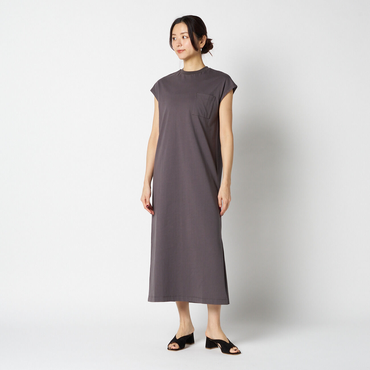 HELIOPOLE「HELIOPOLE RELAXED POCKET MAXI DRESS」|ワンピース|
