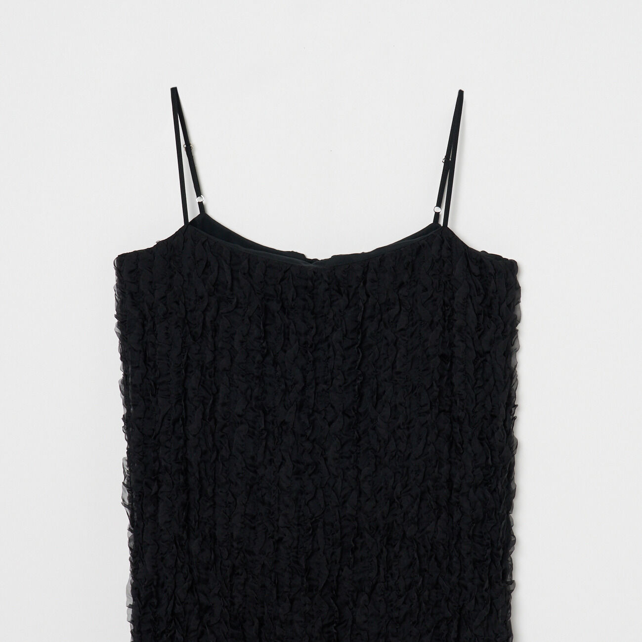  「muller of yoshiokubo RUFFLE CHIFFON CAMI DRESS」|ワンピース|