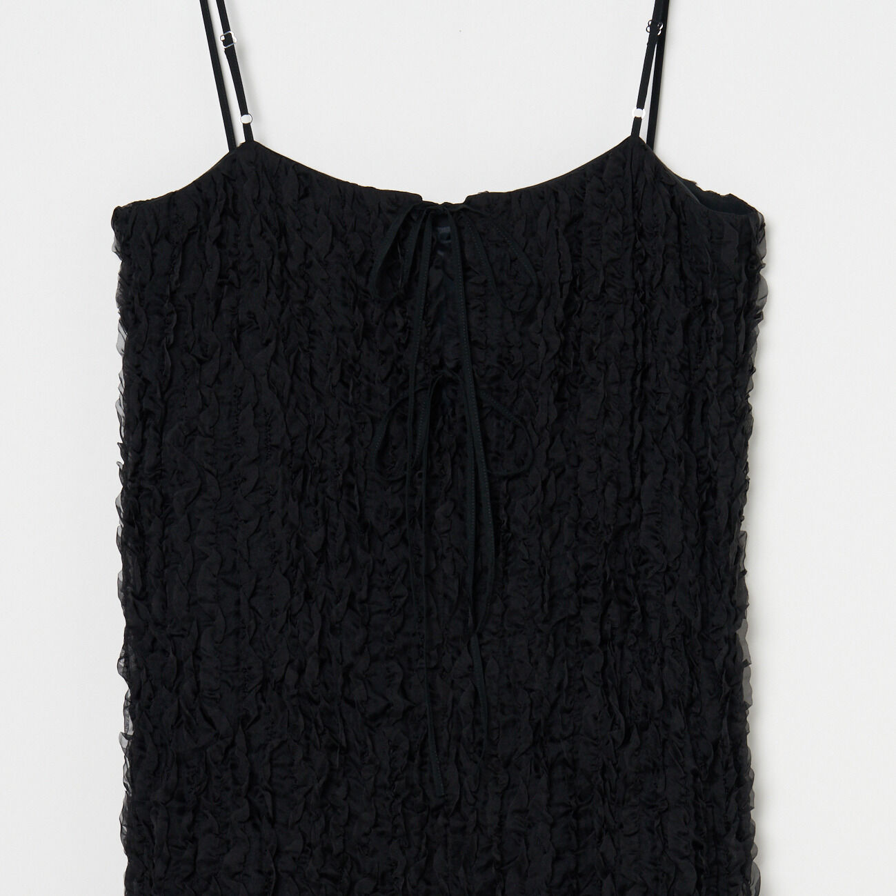  「muller of yoshiokubo RUFFLE CHIFFON CAMI DRESS」|ワンピース|