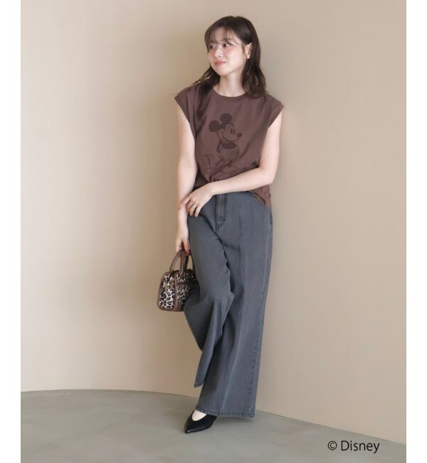  「レースドッキングデニムパンツ」|デニム|