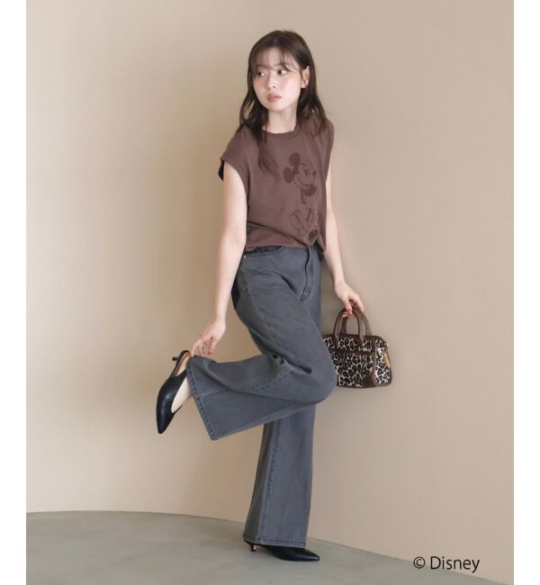  「レースドッキングデニムパンツ」|デニム|