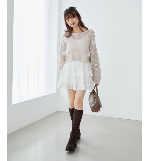 MAJESTICLEGON「盛れるストレッチロングブーツ」|ロングブーツ|