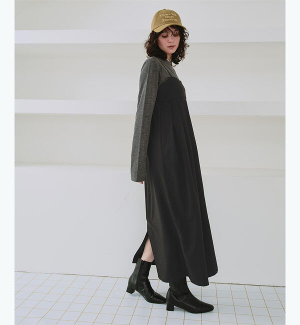 titivate「コクーンシルエットキャミソールワンピース」|ワンピース|