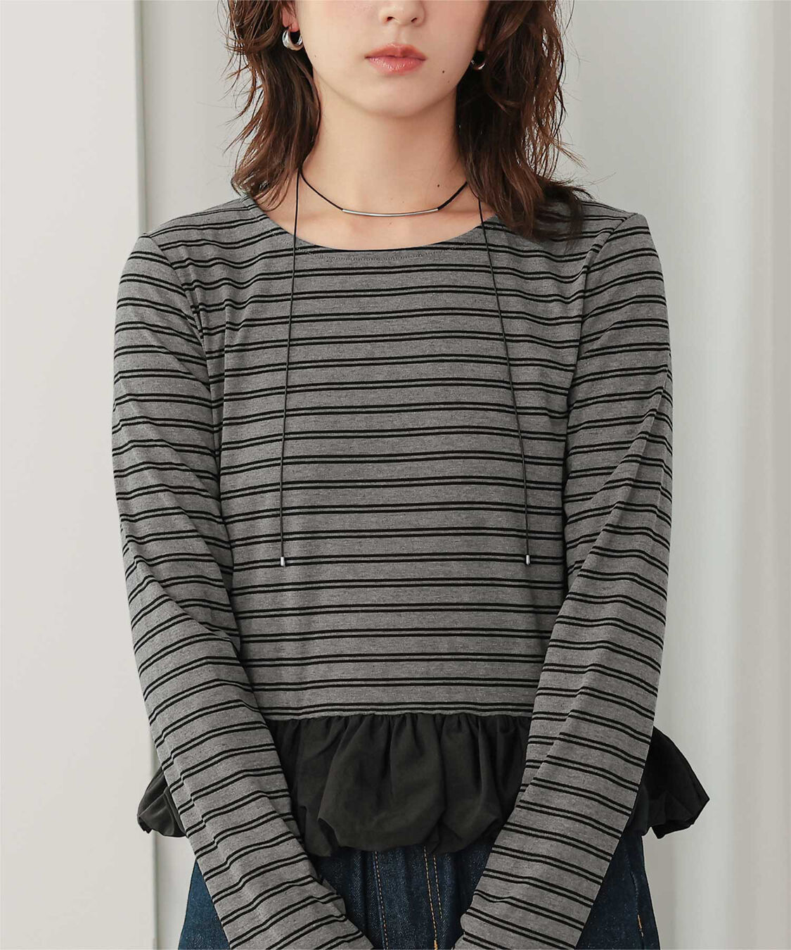 titivate「チビバルーン長袖トップス」|Tシャツ・カットソー|