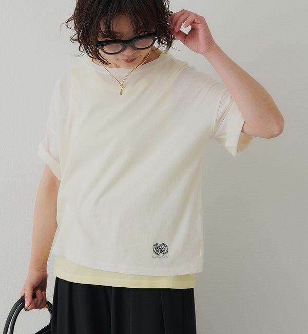  「【F&B】オーガニックコットンノースリーブT」|Tシャツ・カットソー|