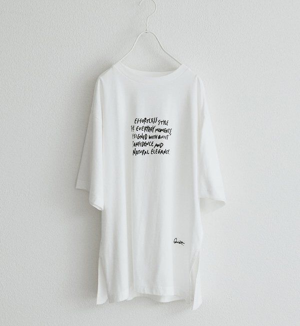  「【＠kokiminitaコラボ】ロゴプリント&times;ロゴ刺繍Tシャツ」|Tシャツ・カットソー|