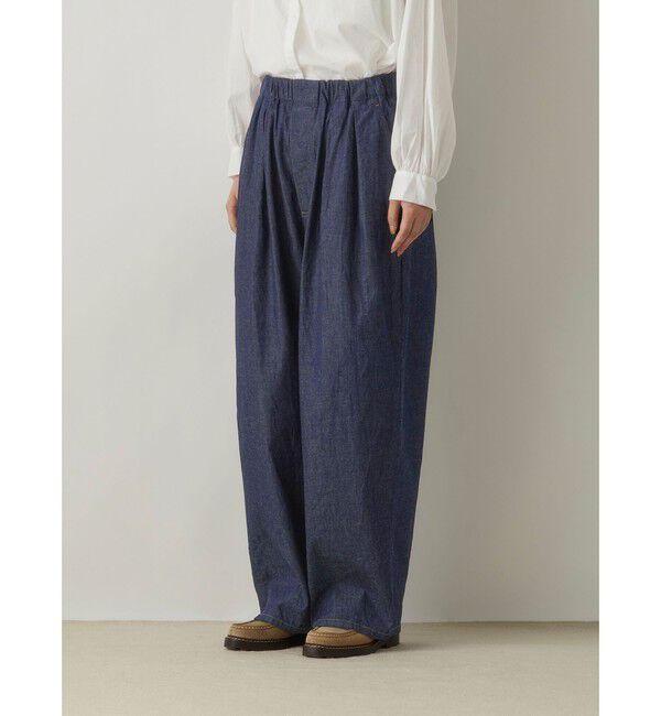 MidiUmi「MidiUmi デニムワイドタックパンツ」|その他|