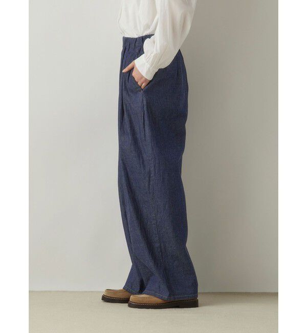 MidiUmi「MidiUmi デニムワイドタックパンツ」|その他|