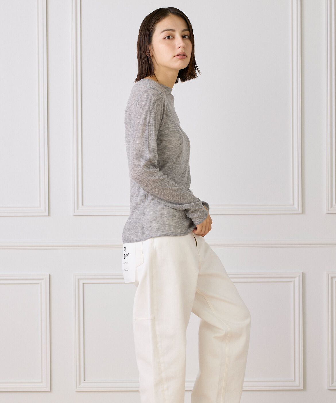 DAY by DAY it&rsquo;s international「モックネックリブニット《Melty air wool》」|ニット・セーター|
