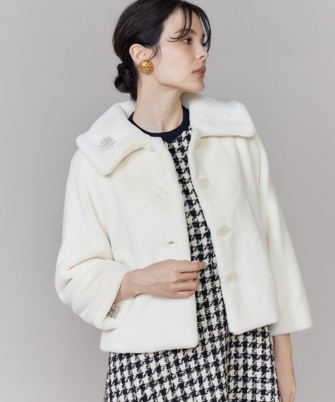 Maglie le cassetto「《M Maglie le cassetto》ふわふわファーブルゾン」|その他|