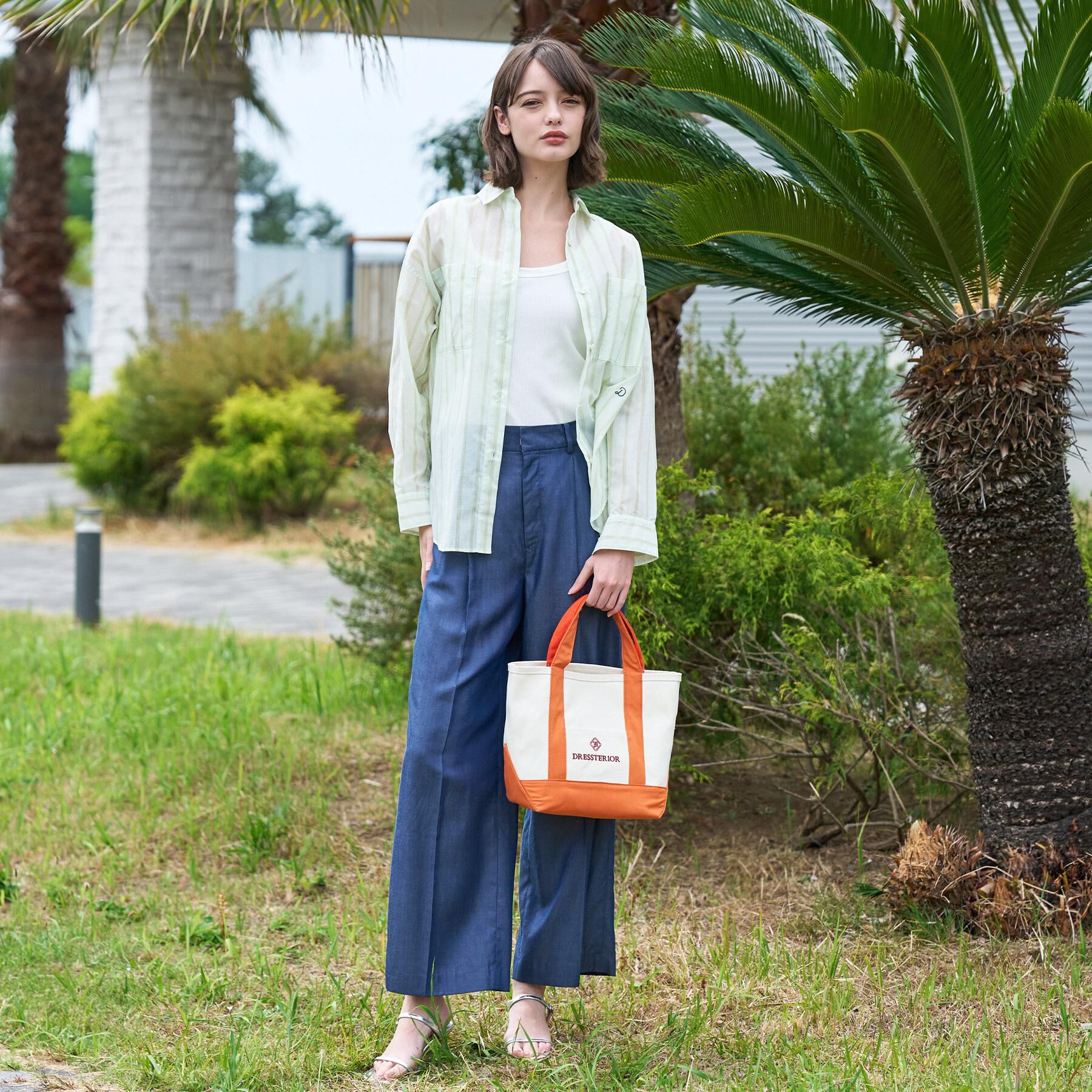 DRESSTERIOR「シアー ストライプシャツ」|シャツ・ブラウス|