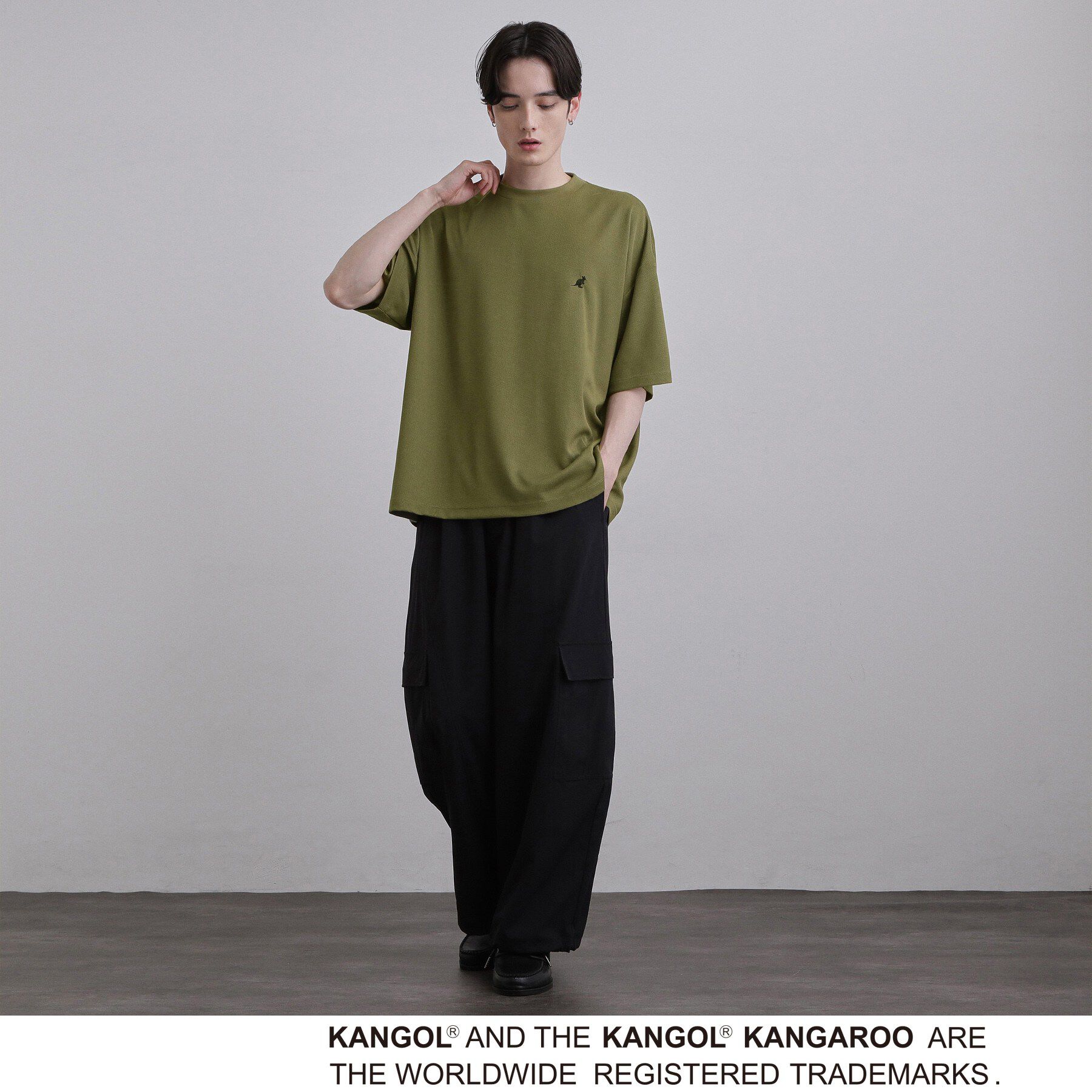 tk.TAKEO KIKUCHI「KANGOL ワンポイントTシャツ」|Tシャツ・カットソー|