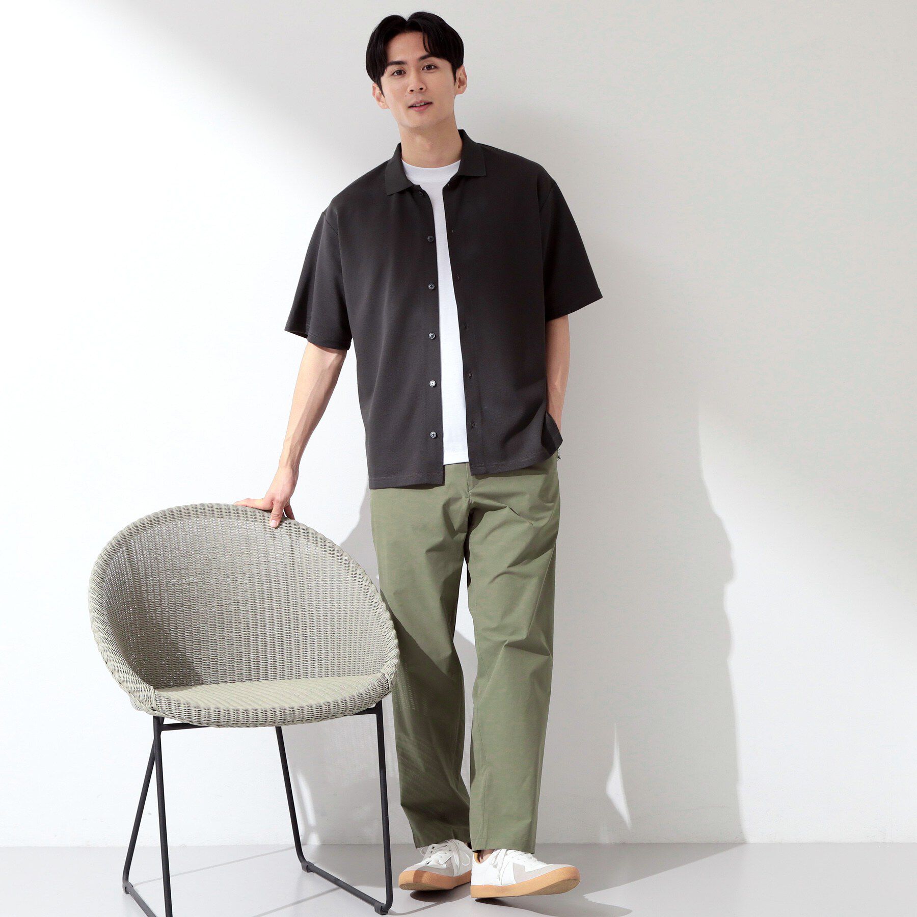 THE SHOP TK「【接触冷感/遮熱/UVカット/防シワ/２WAYストレッチ/軽量】エアリー ライトテックス イージーパ」|その他|