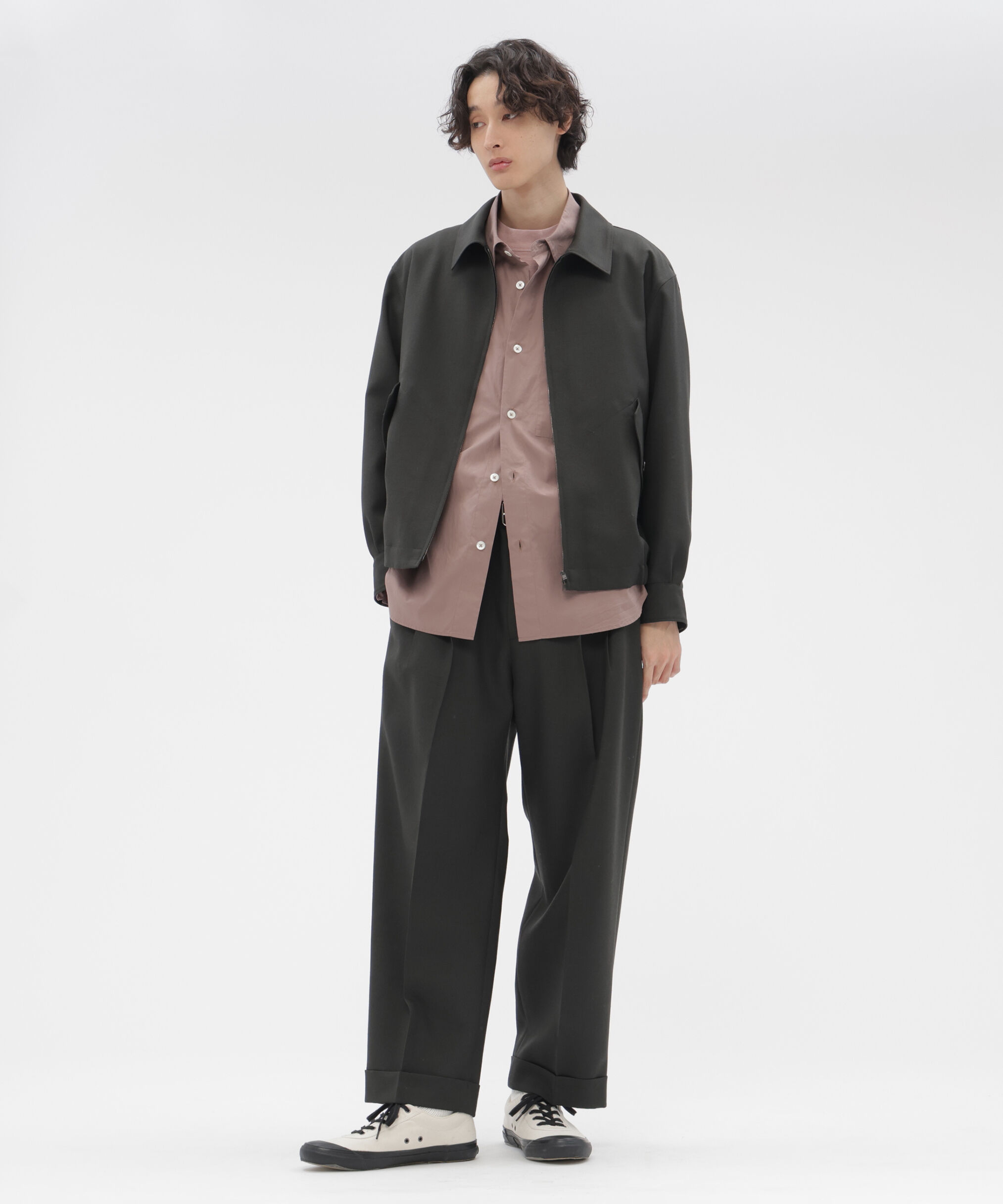 MARGARET HOWELL「DOUBLE TWISTED WOOL BLOUSON」|ブルゾン・スタジャン|