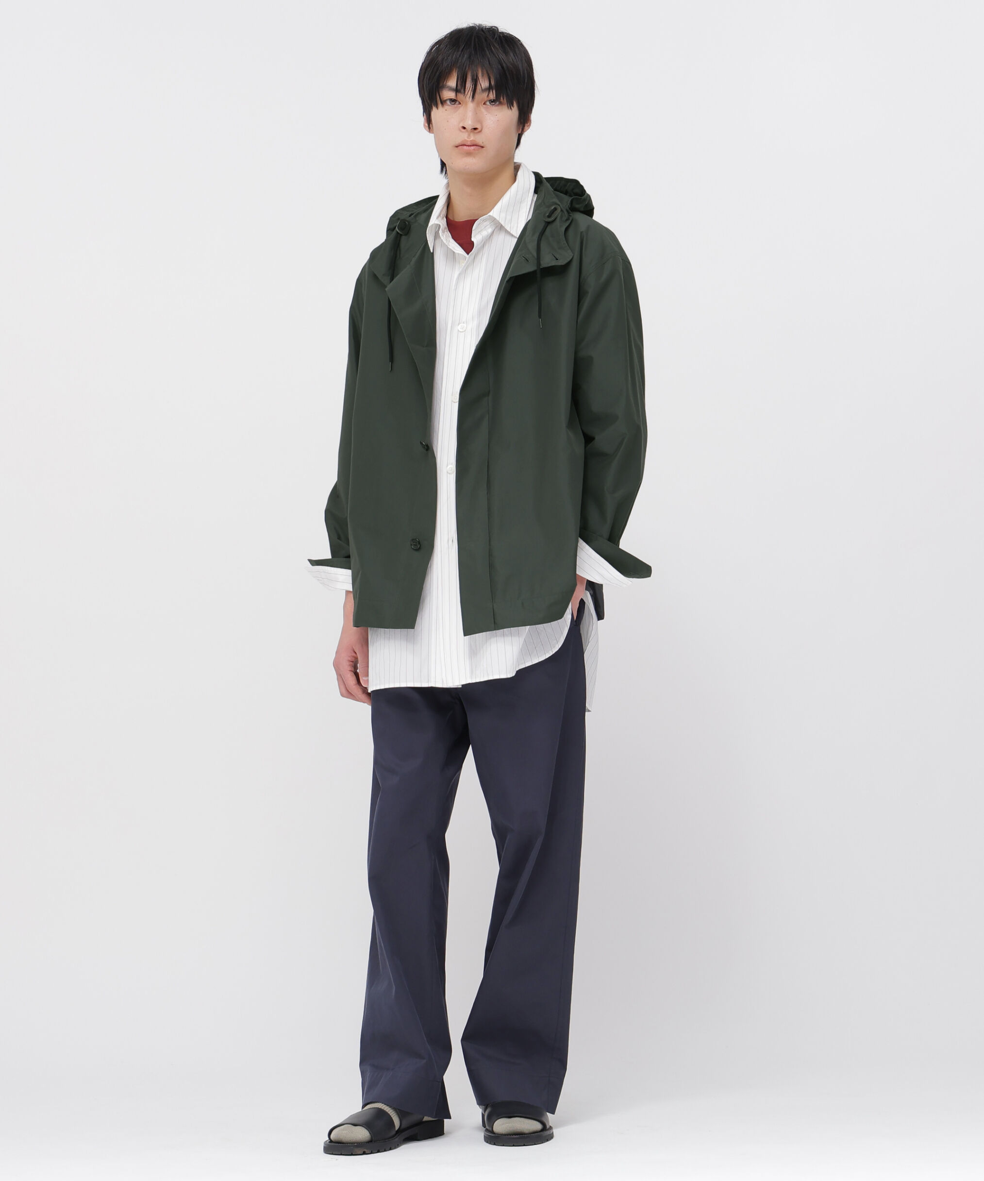 MARGARET HOWELL「COTTON NYLON PLAINWEAVE BLOUSON」|ブルゾン・スタジャン|
