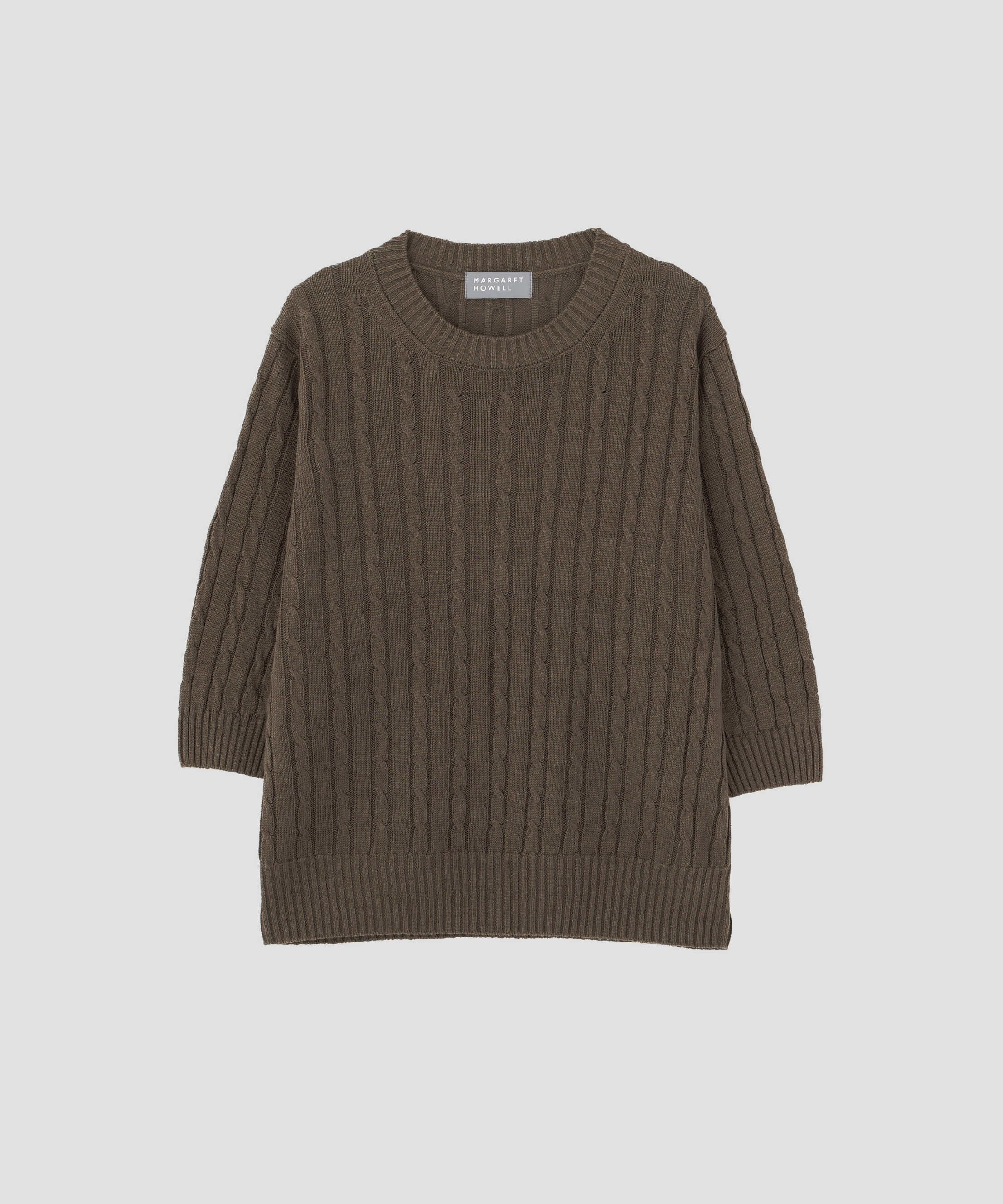  「CABLE KNIT LINEN KNITWEAR」|ニット・セーター|