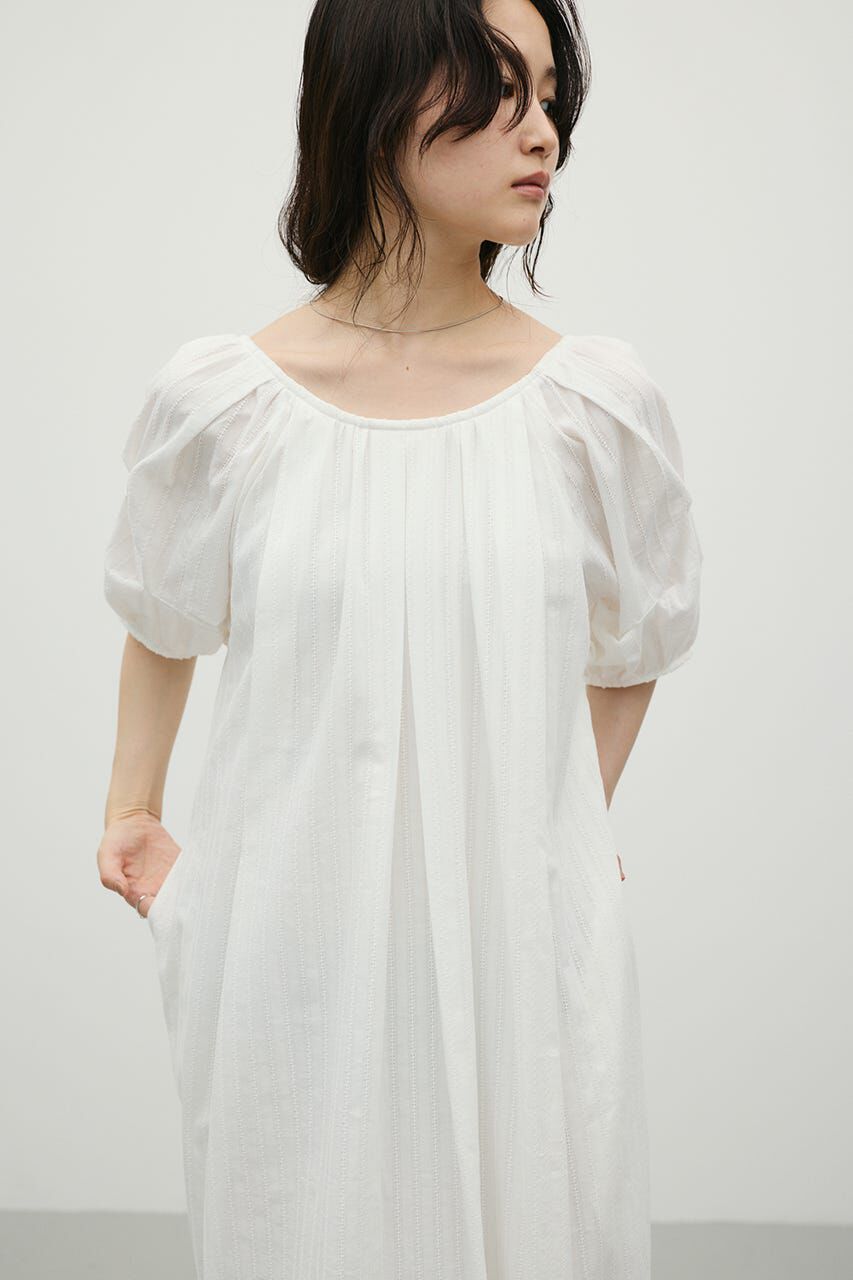 STYLEMIXER「コットンストライプタックスリーブワンピース」|ワンピース|