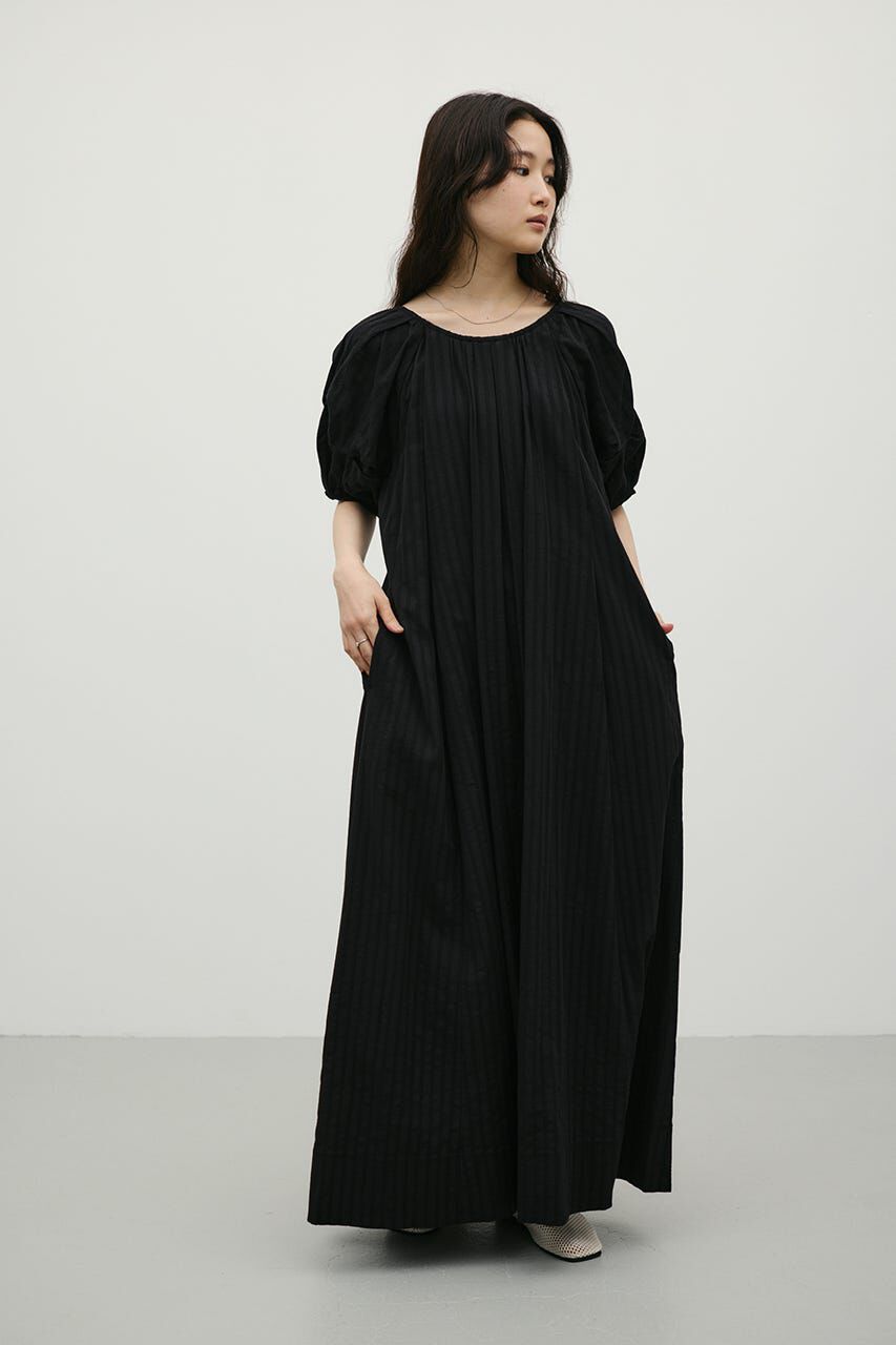 STYLEMIXER「コットンストライプタックスリーブワンピース」|ワンピース|