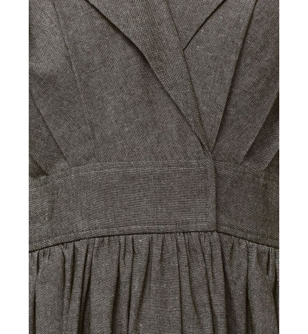 ELENDEEK「OPEN COLLAR SHIRT OP」|ワンピース|