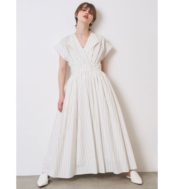 ELENDEEK「OPEN COLLAR SHIRT OP」|ワンピース|