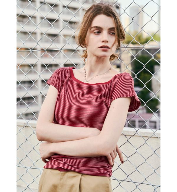 Ungrid「オフショルフィットTee」|Tシャツ・カットソー|