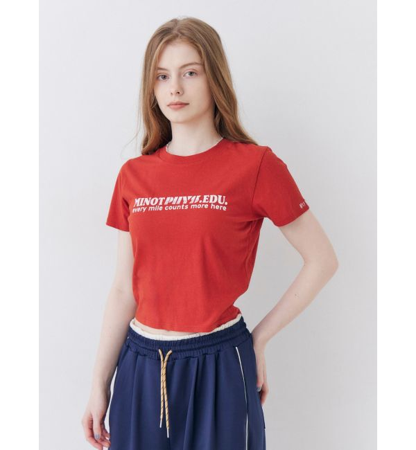 Ungrid「コンパクトロゴTee」|Tシャツ・カットソー|