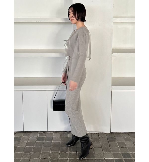 LAGUNAMOON「チュールカーデセットニットワンピース」|ワンピース|