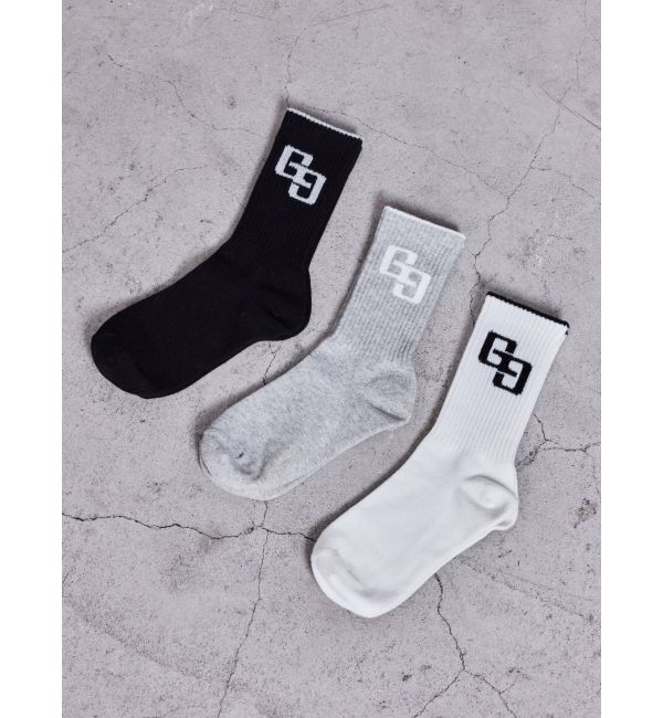 GYDA「GG BICOLOR RIB SOX」|ソックス|