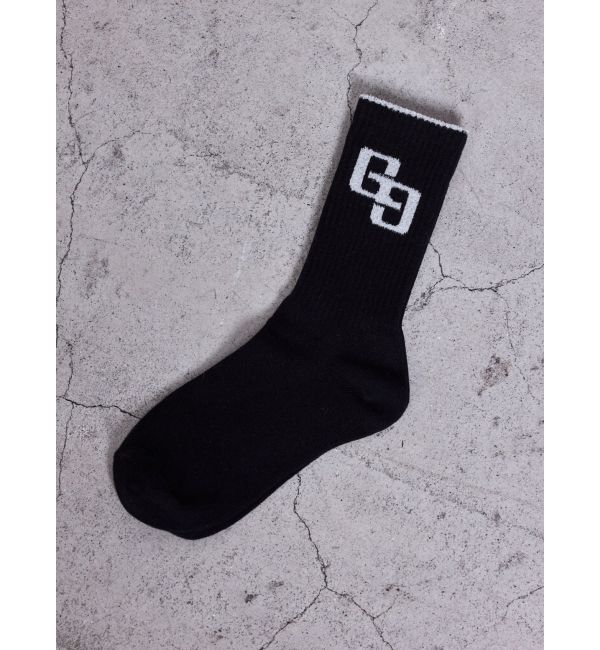 GYDA「GG BICOLOR RIB SOX」|ソックス|ブラック