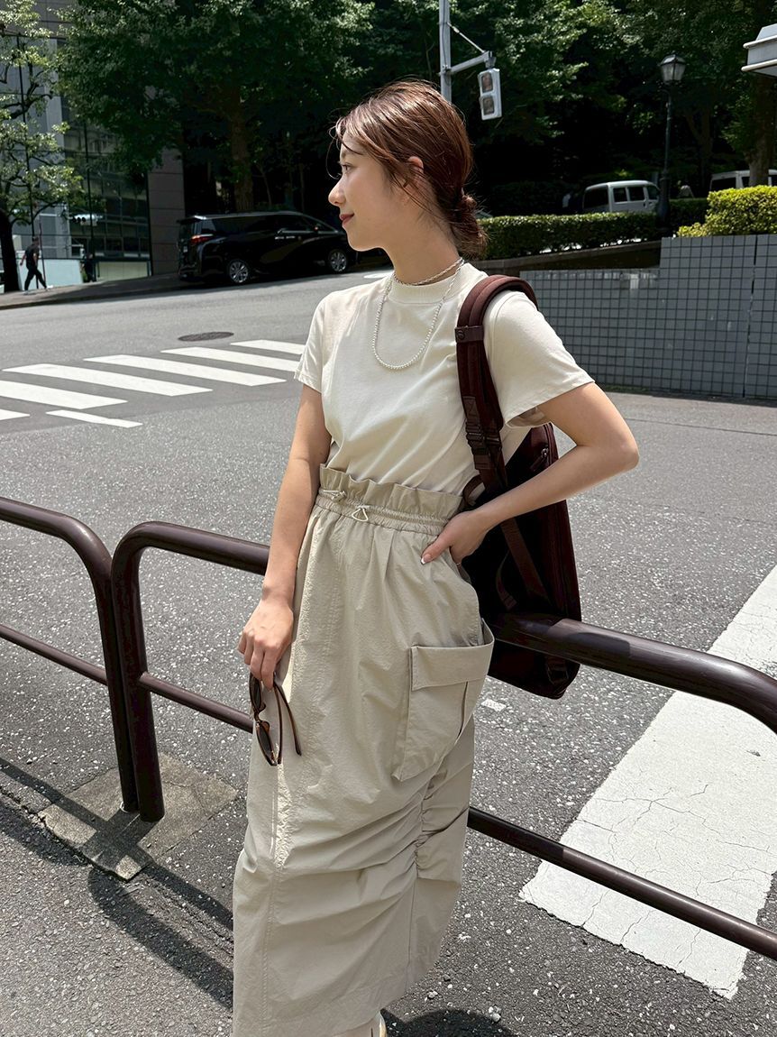 emmi atelier「【ONLINE限定カラーあり】カットドッキングワンピース/撥水」|ワンピース|