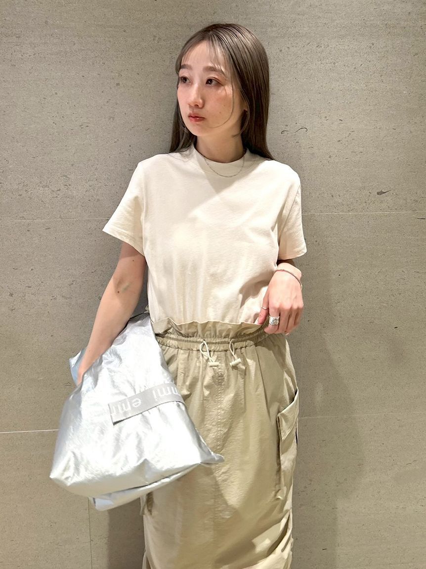 emmi atelier「【ONLINE限定カラーあり】カットドッキングワンピース/撥水」|ワンピース|