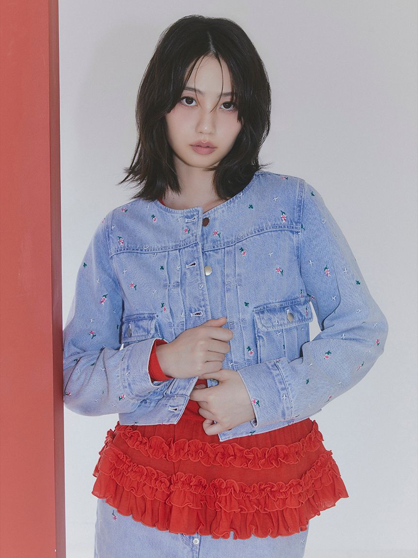 FURFUR「裾フリルジャージートップス」|Tシャツ・カットソー|