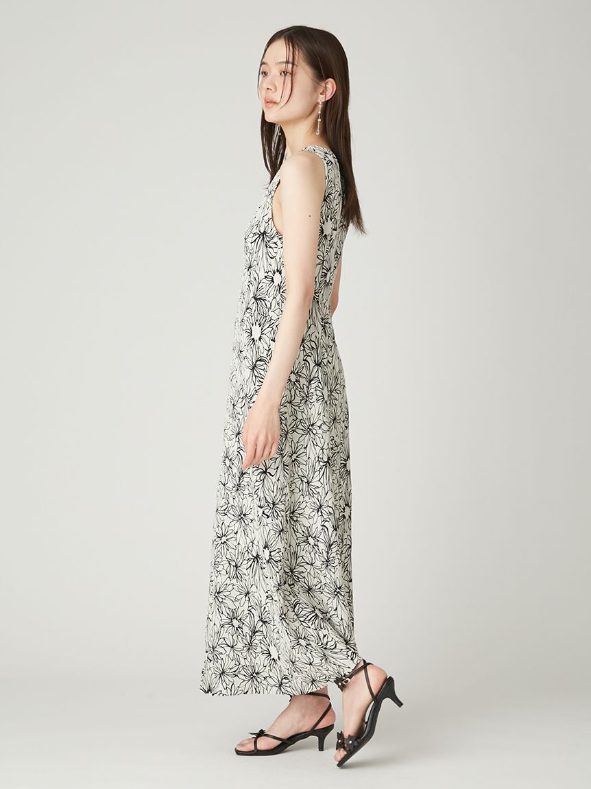 FRAY I.D「バックスリットジャガードワンピース」|ワンピース|