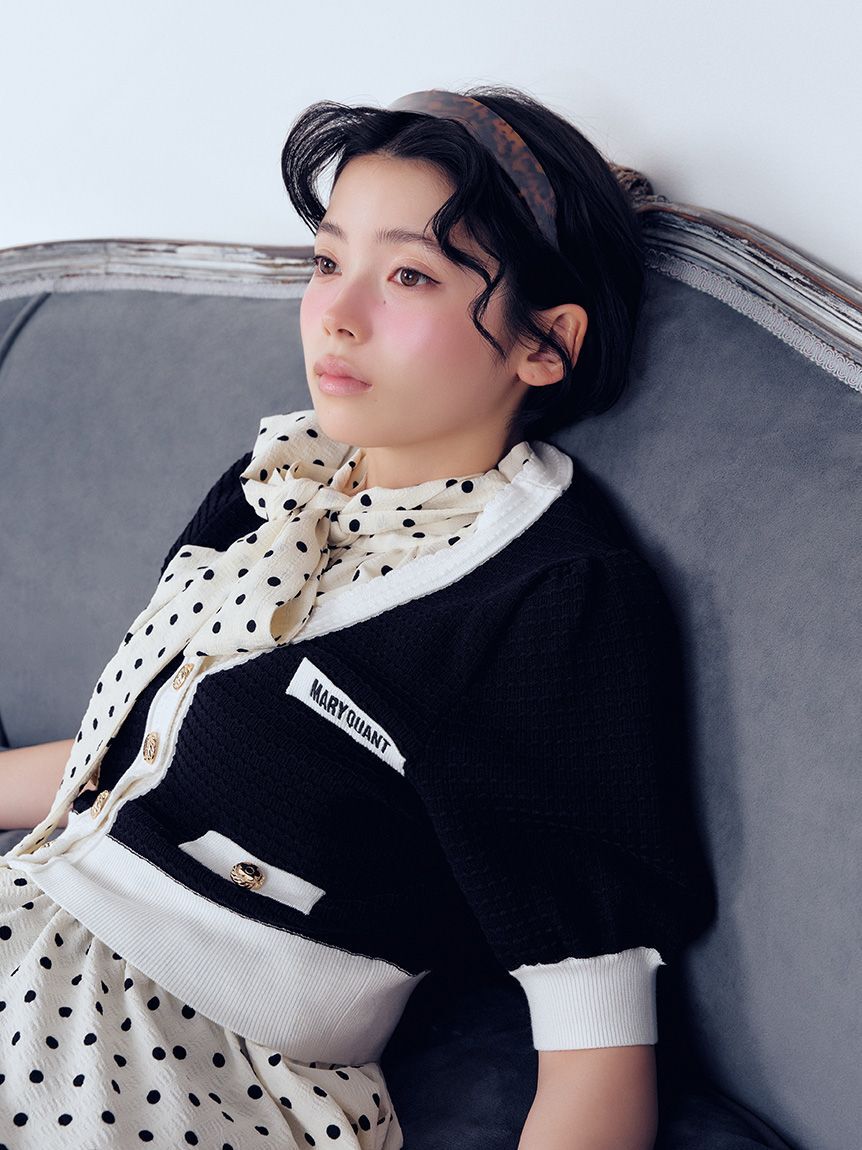 LILY BROWN「【LILY BROWN&times;MARY QUANT】ニットカーディガン」|カーディガン|