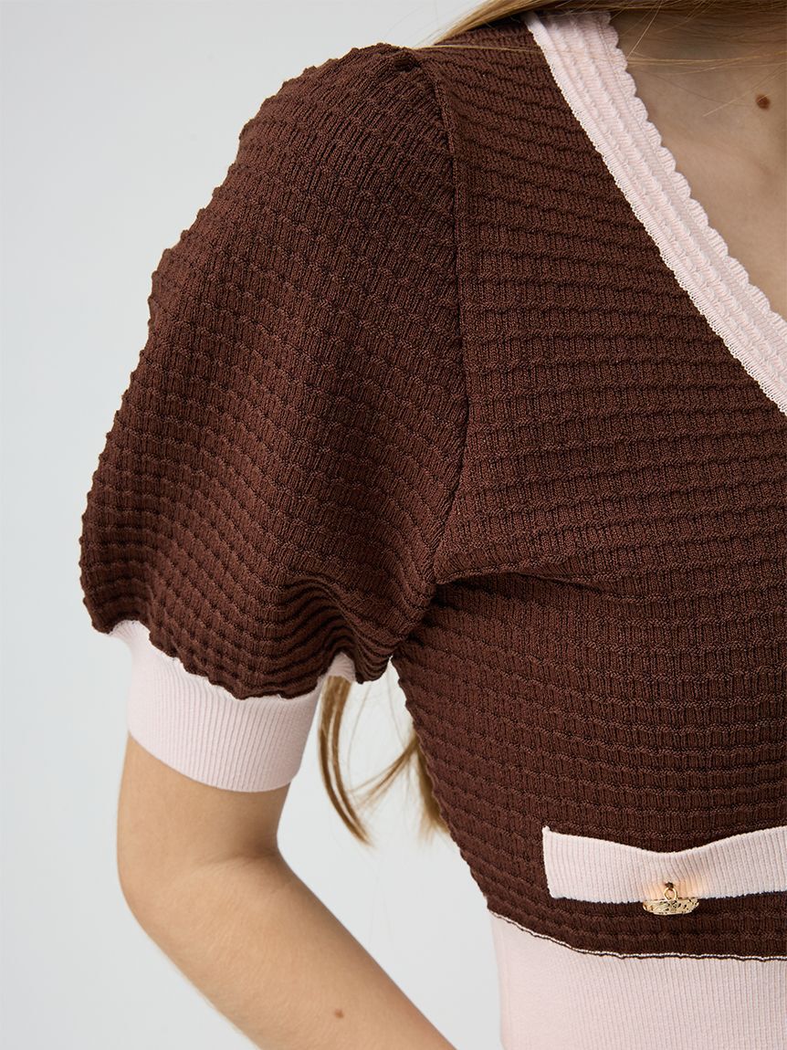 LILY BROWN「【LILY BROWN&times;MARY QUANT】ニットカーディガン」|カーディガン|